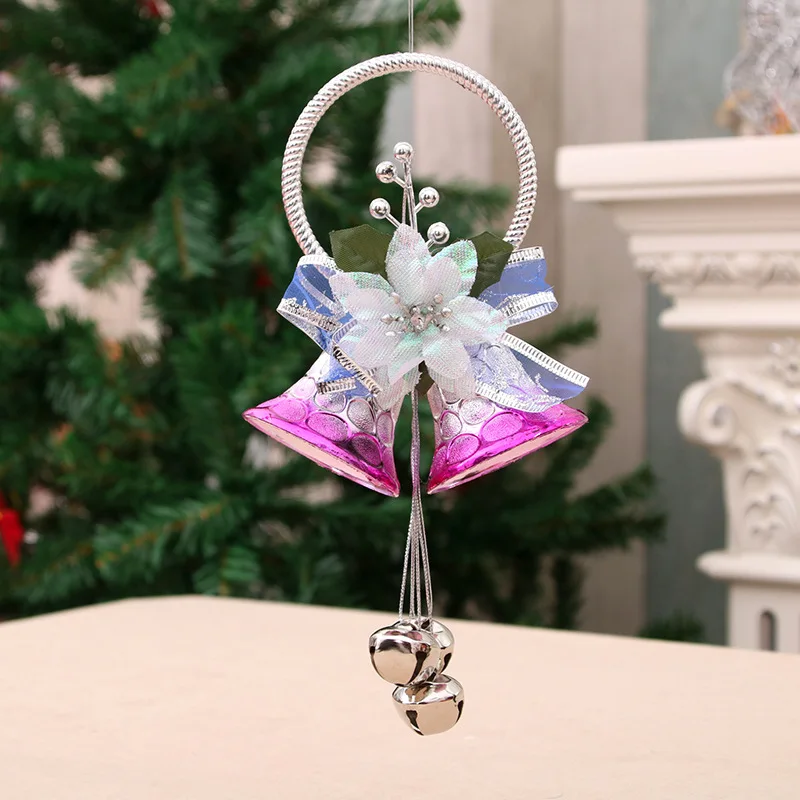 Рождественские колокольчики подвесные украшения для новогодней елки аксессуары