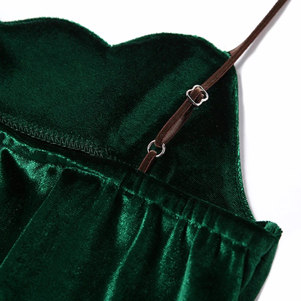 Летние модные облегающие темно зеленые женские платья без рукавов в стиле ампир