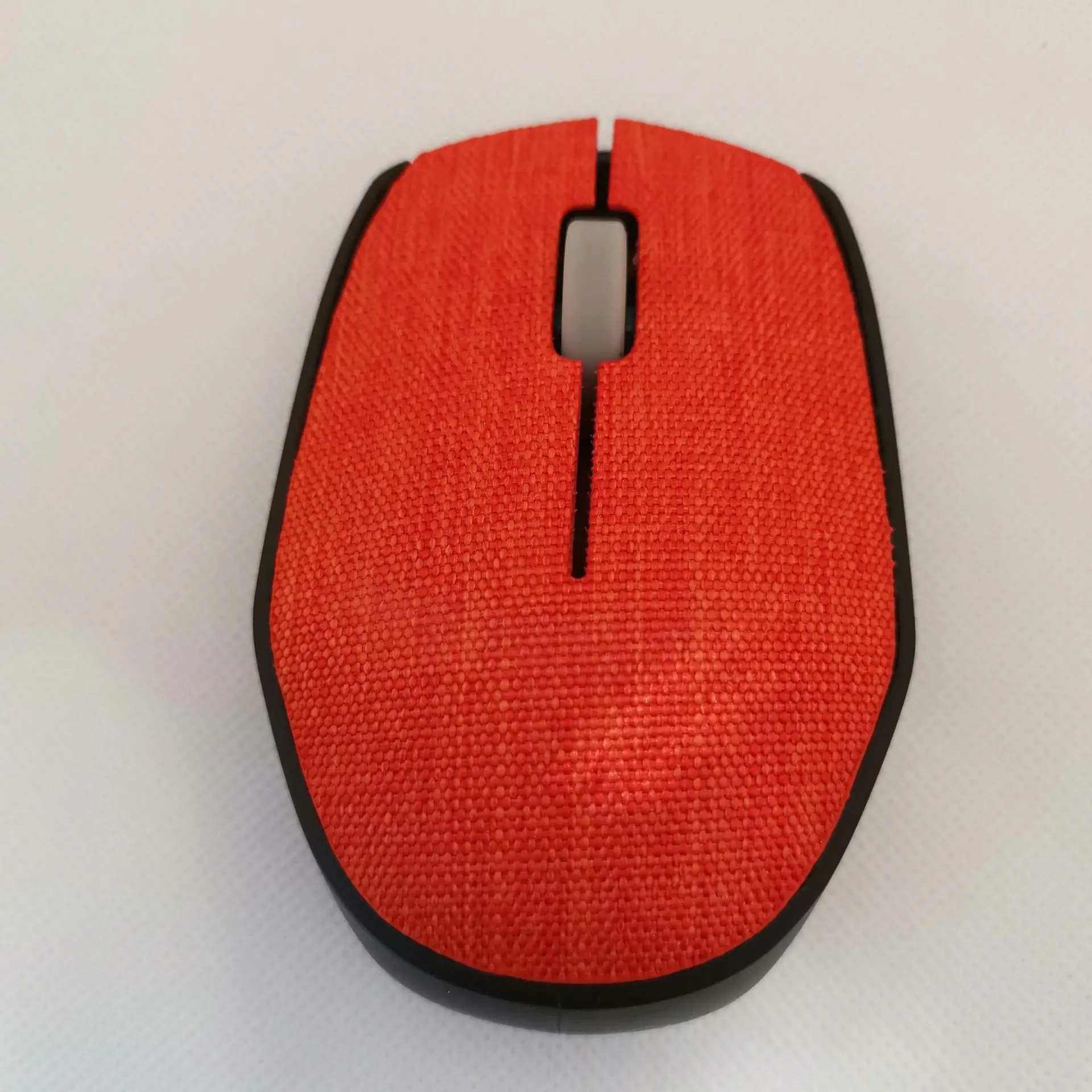 Мышь Компьютерная AEMAX Беспроводная из льняной ткани Бесшумная игровая для офиса