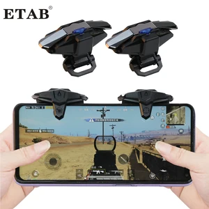 mobile game controller adjustable sensitive phone trigger shooter for pubg gatillos para celular mobile gamepad button aim key free global shipping