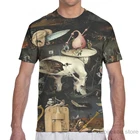 Футболка Мужскаяженская с принтом Сад земного дела