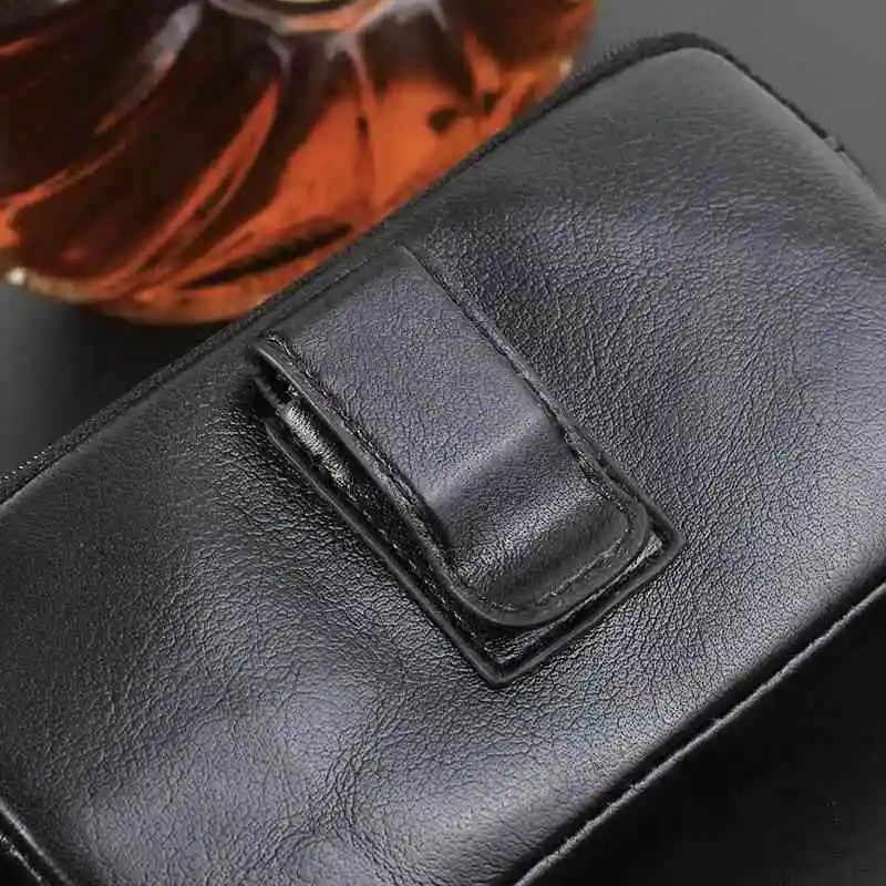 Genuine Leather Zipper Wallet Phone Bag Case For Xiaomi Redmi 6 6A 6 Pro 7 7A Cover Redmi Note 5 6 7 Pro Case Universal Pouch