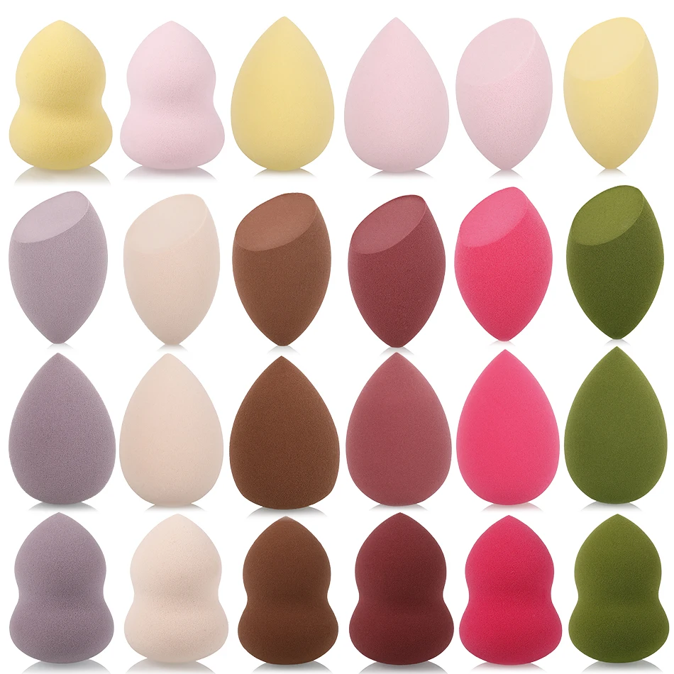 

GW Wholesale 50/ Box gourd styling foundation powder puff own label makeup sponge