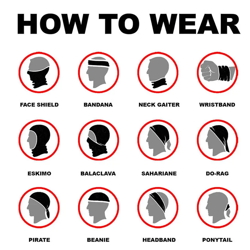 Разнообразные Волшебные шарфы Maikun для скалолазания пешего туризма катания на