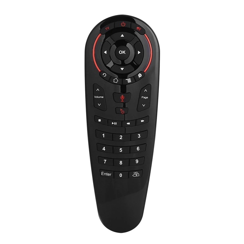 

G30S Remote Control 2.4G Smart Voice Air Mouse 33-Key Gyroscope Induction Remote Control for TV Projector Set-Top Box
