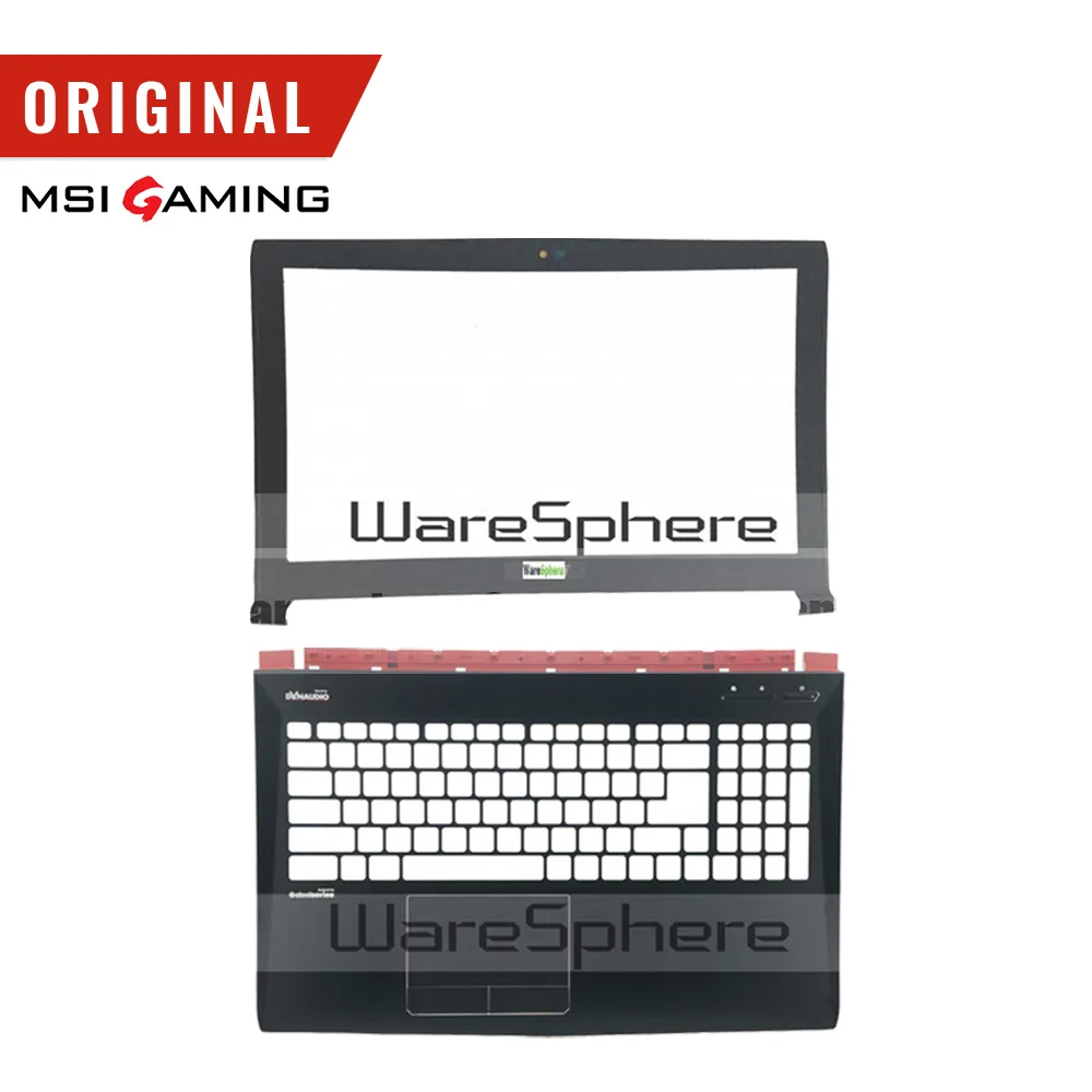 B and C shell Для MSI GE62 GE62MVR GE62VR MS-16J1 MS-16J2 MS-16J3 3076J1A212Y31 задняя крышка верхней панели крышки Нижняя крышка клавиатуры Черный - Цвет: B and C shell