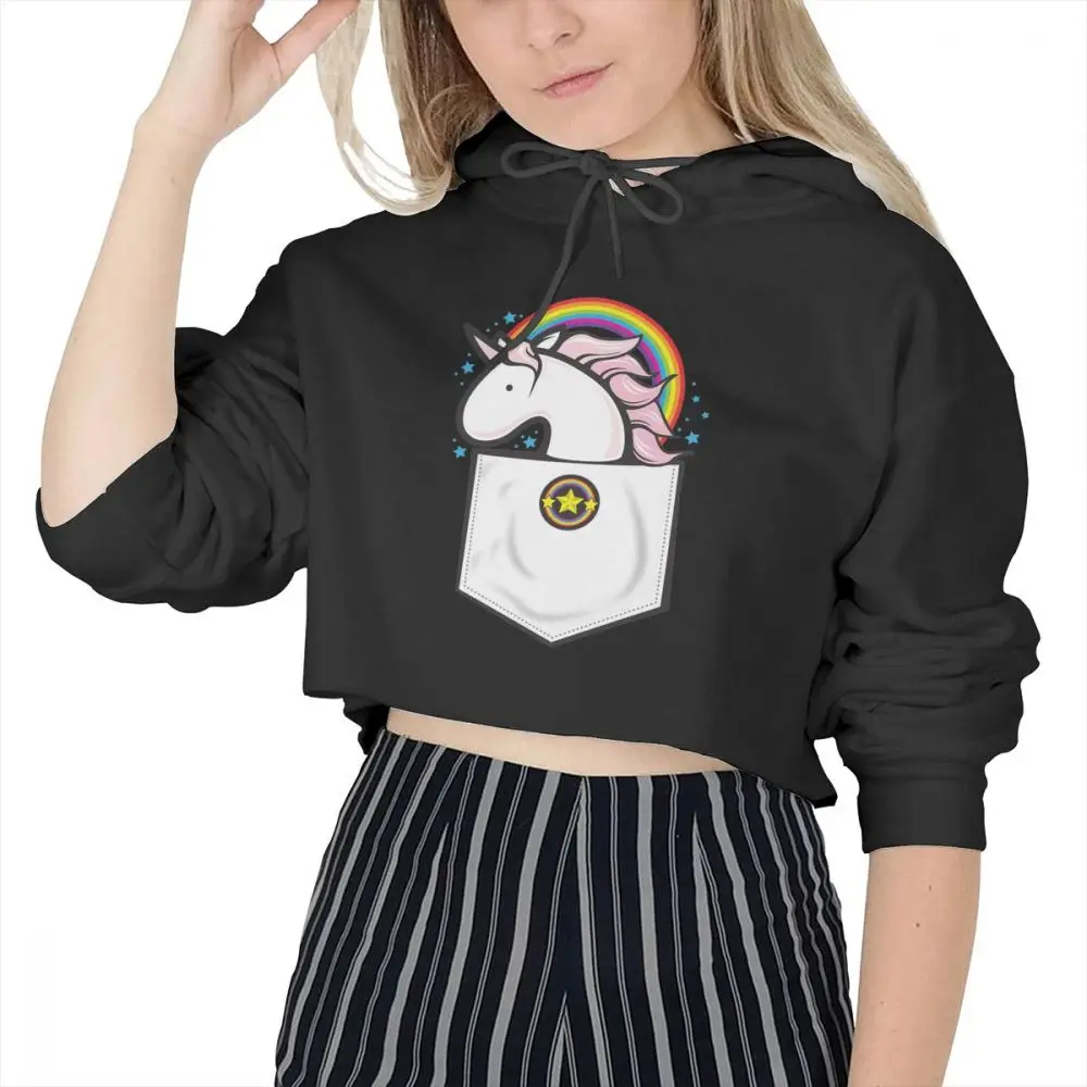 

Rainbow Unicorn Womens Casual Cool Classic Logo Cat Ear for Girls Fashion Long Sleeve Cotton Hoodies for Teens