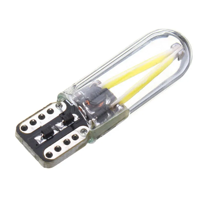 Светодиодные лампы T10 194 168 W5W COB с длительным сроком службы низким