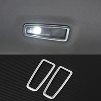 abs carbon fiber for hyundai tucson 2016 17 18 19 2020 behind rear up roof reading lamp light decoration cover trim accessories