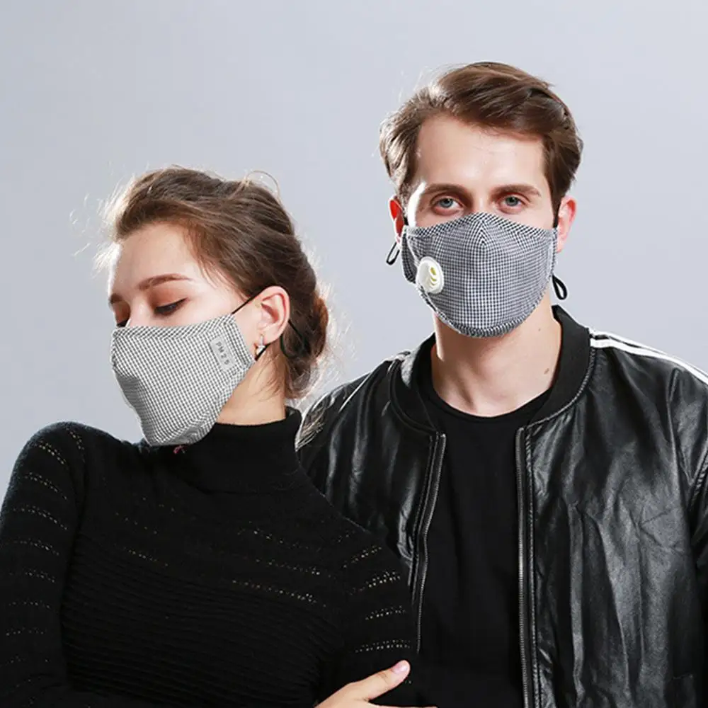 Пылезащитная респираторная маска PM2.5 для защиты от загрязнения моющиеся