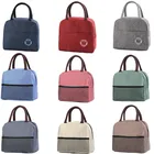 Портативная сумка для ланча, сумка-тоут с термоизоляцией, контейнер для хранения еды для пикника для женщин и детей, новинка