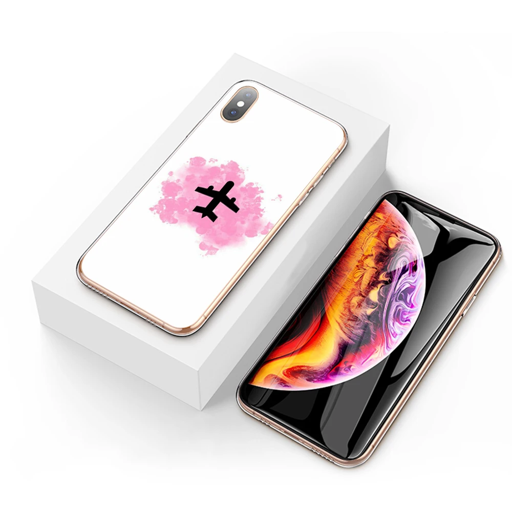 Cartoon Air Plane Custom Hard Phone Case for Xiaomi Mi 9T A3 Pro Redmi 7A K20 Note 8 Cover | Мобильные телефоны и