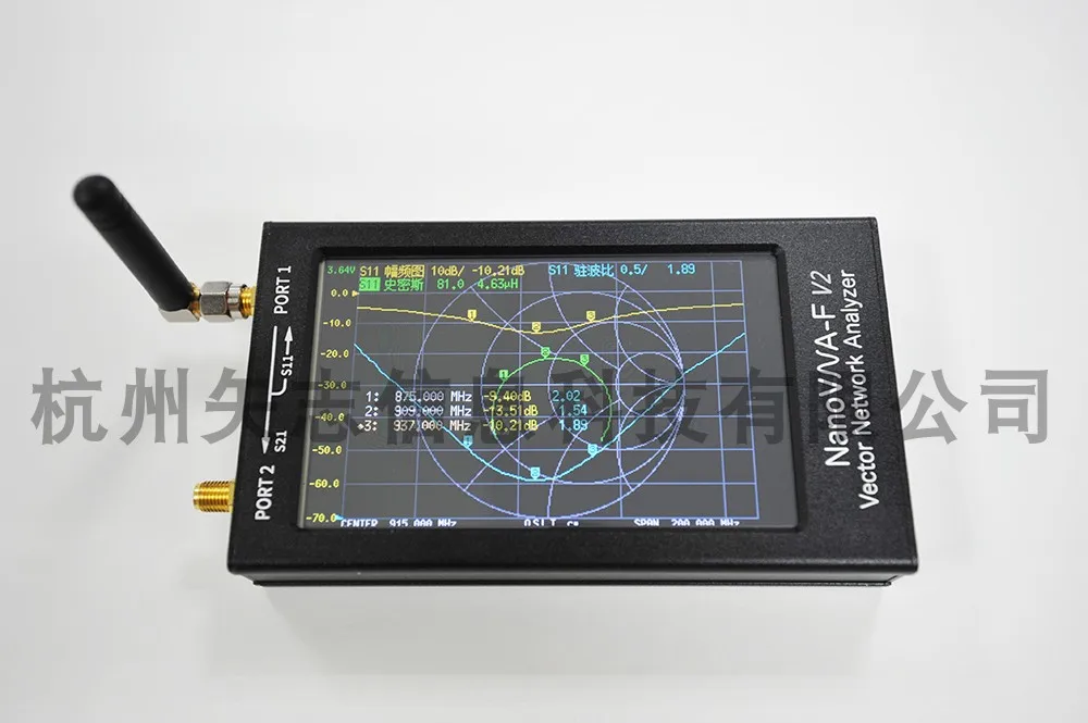 Векторный анализатор сети NanoVNA V2 3G 4 3 дюйма NanoVNA-F антенный набор для демонстрации