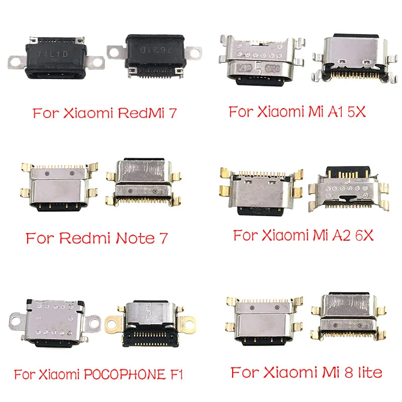 

Type-C USB jack socket connector charger Charging Port For Xiaomi Mi A1 A2 8 9 CC9E Max3 Mix 3 Redmi Note 7 Pro