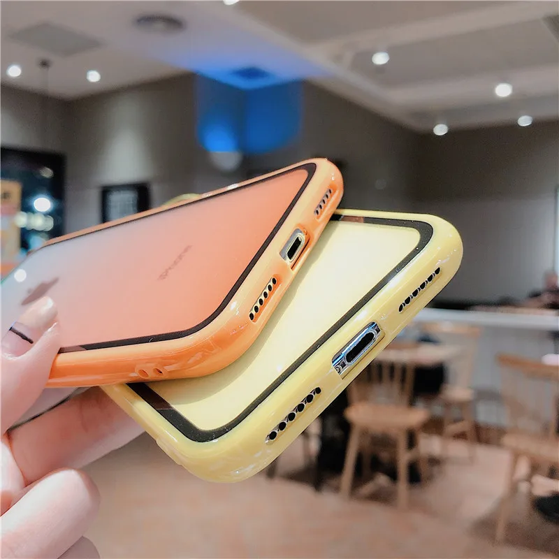 Силиконовый чехол для телефона iPhone 11 Pro Max X XS XR модный градиентный чехол-накладка 7