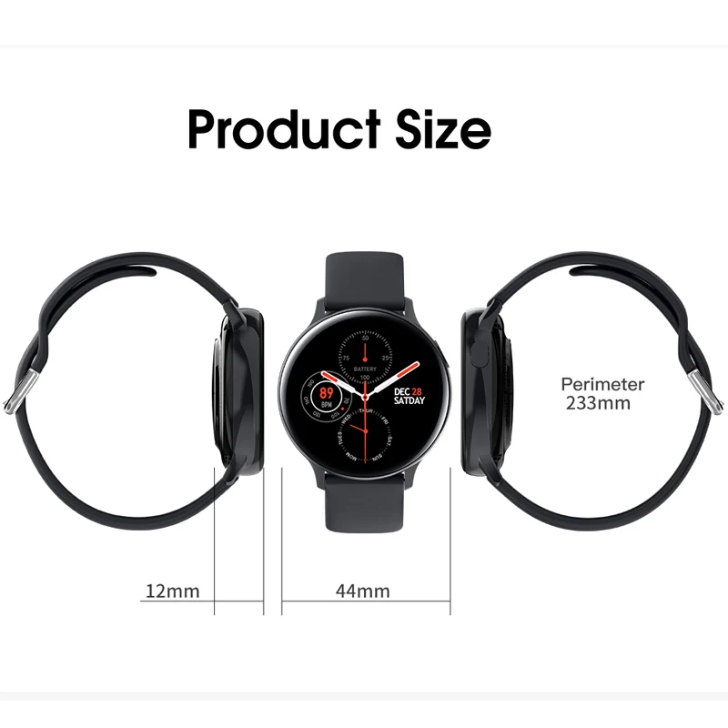 

2020 S20 ECG Smart Watch Men Women Full Touch Screen IP68 Waterproof Heart Rate Monitor Blood Pressure Smartwatch Android IOS