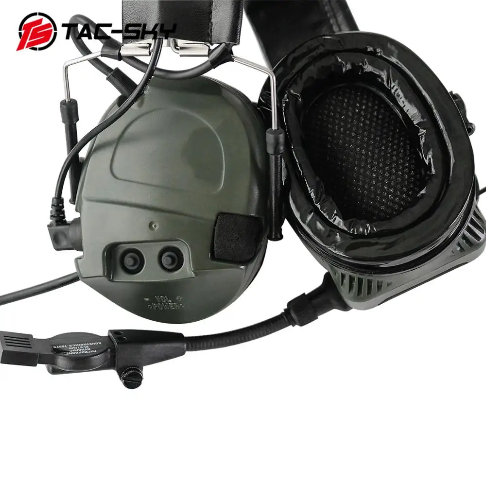 TAC SKY TCI LIBERATOR 1 силиконовые наушники уличная Охота Спорт шумоподавление пикап