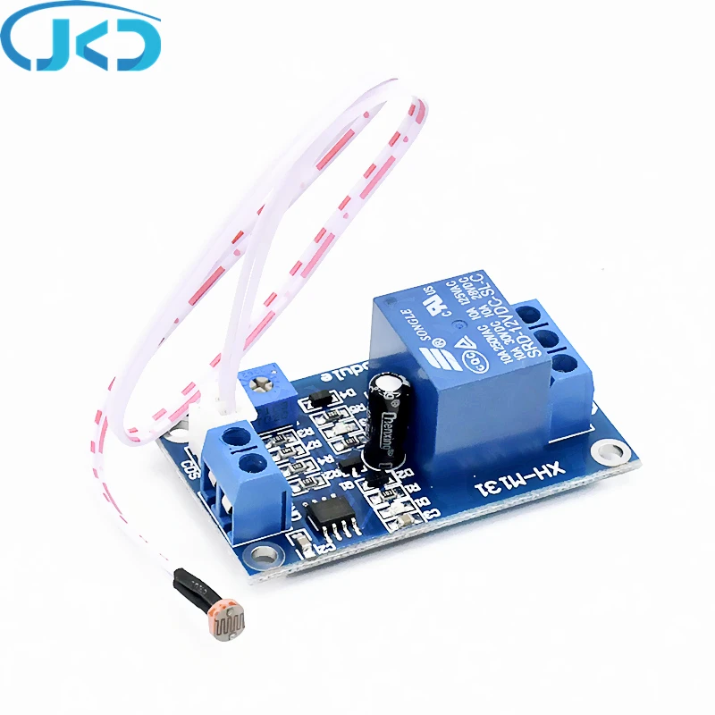 XH-M131 DC 5 в 12 В 24 10A переключатель управления освещением модуль реле фоторезистора