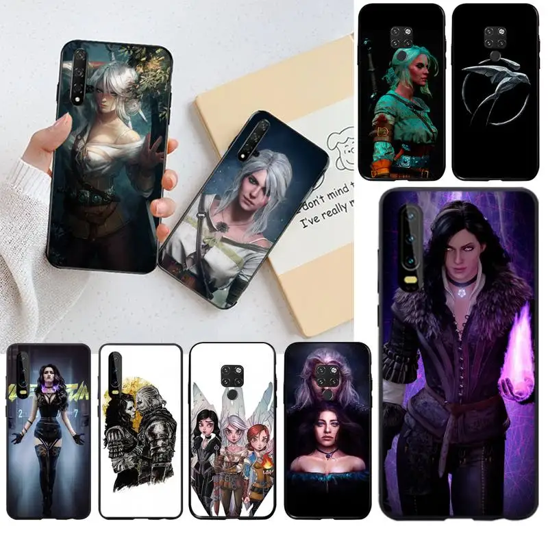 Чехол для телефона Yennefer Ciri Wizard Wolf DIY с принтом чехол Huawei P40 P30 P20 lite Pro Mate 20 P Smart 2019
