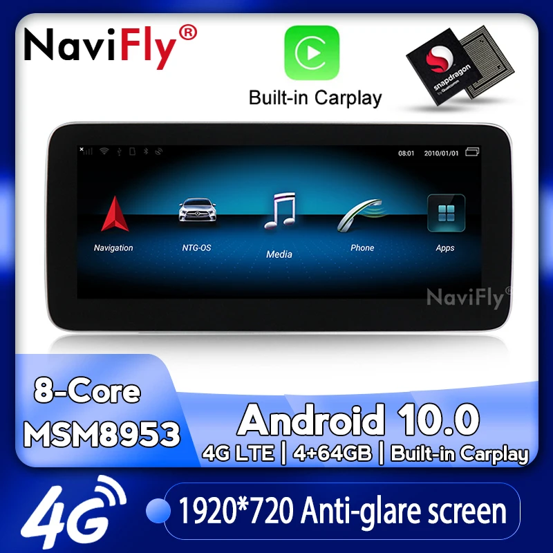 Dvd плеер для Mercedes benz A class W176/CLA Class W117 / GLA X156 10 25 0 IPS экран 2013 дюйма Android