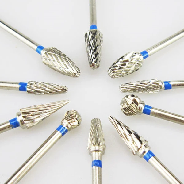 

10pcs/box Tungsten Steel Dental Carbide Burs Lab Burrs Tooth Drill Dental Lab Materials