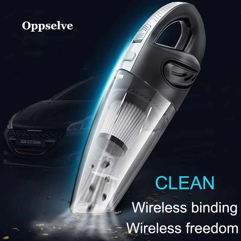 

Oppselve 3500pa Strong Power Car Vacuum Cleaner For Home Office Cordless Wet and Dry Dual Use Auto Portable Vacuum Cleaner