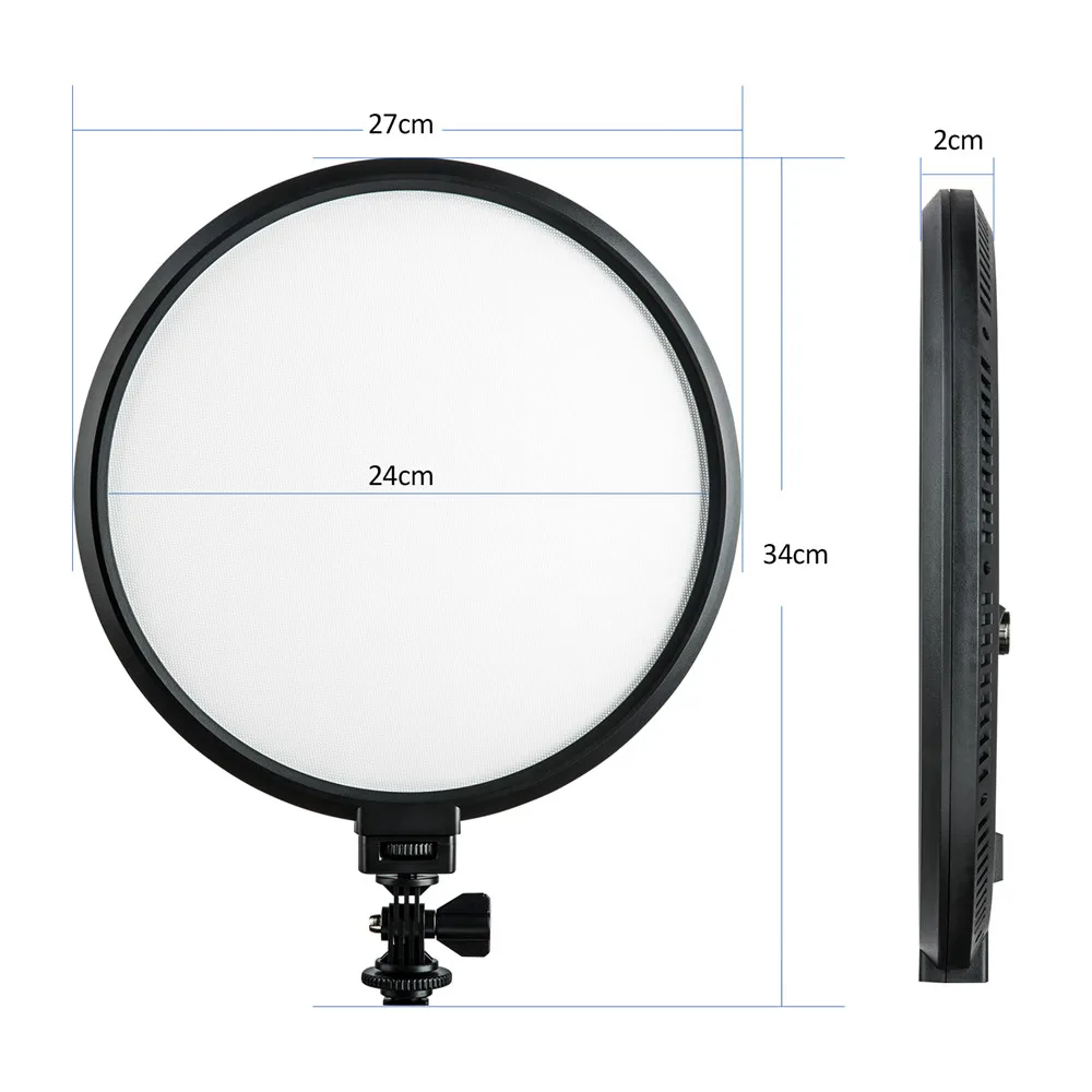 Скидка Viltrox VL-500T 25 Вт светодиодный во время студийной видеосъемки светильник Слим Би-Цвет лампа с регулируемой яркостью комплект для фото съемки ...