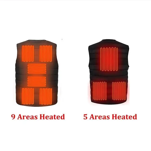 Heated outdoor sleeveless vest 4