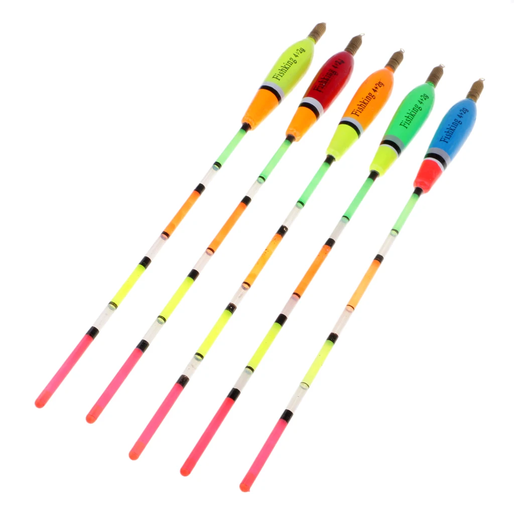 Набор рыболовных поплавков 5 шт. Высокочувствительный медный наконечник буй