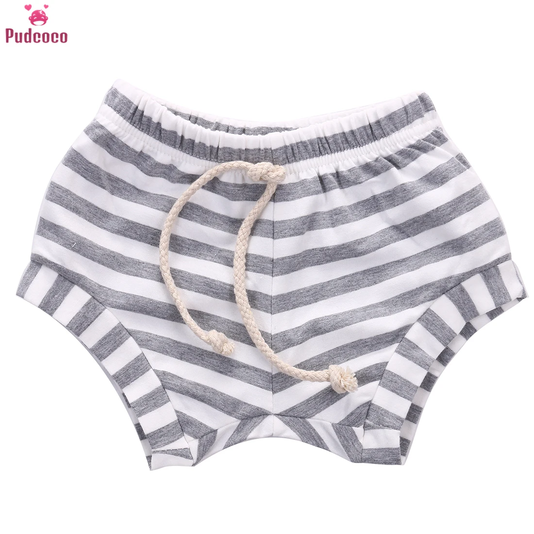 Милые шорты в полоску Комплект одежды для младенцев новорожденных маленьких