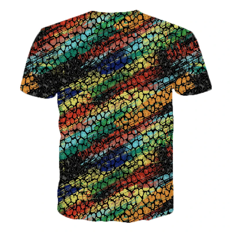 

Unisex T-shirt Personality Cool Pattern 3d Printing T-shirt Casual T-shirt