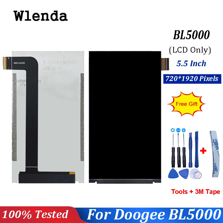 ЖК дисплей для DOOGEE BL5000 100% испытано хорошо экран стеклянная панель запасные части