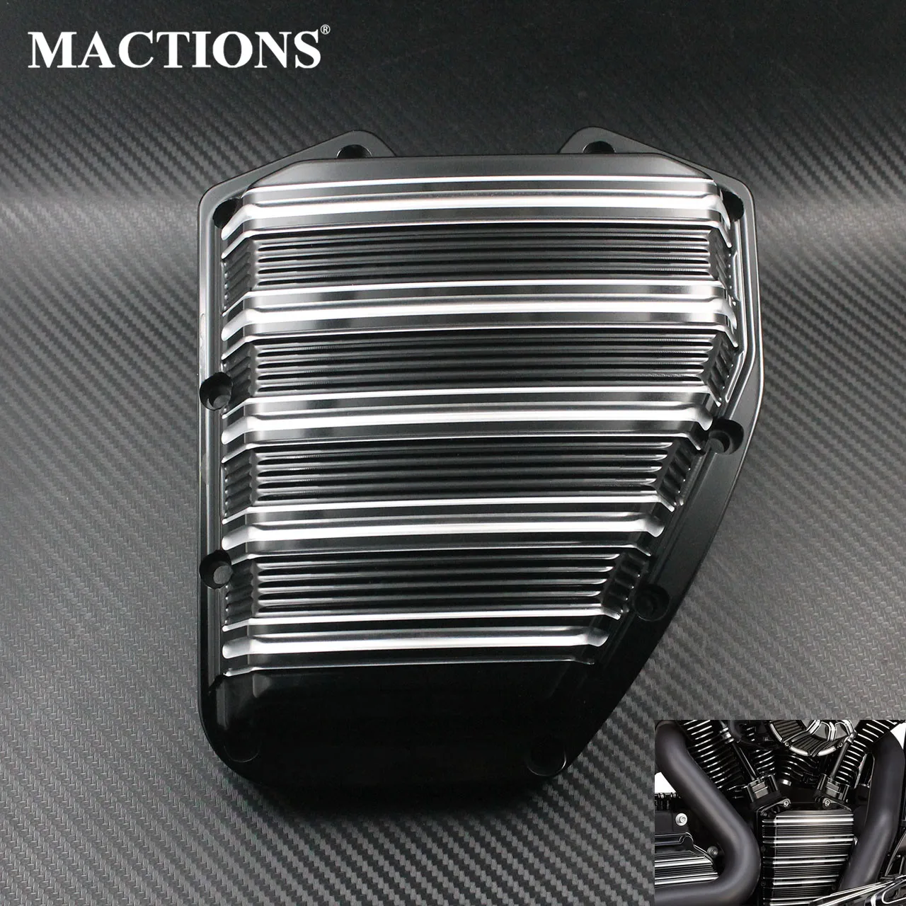 Чехол для мотоцикла CNC с кованой камерой черный алюминиевый чехол Harley Twin Cam Touring