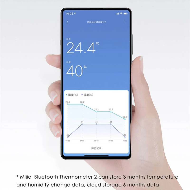 Bluetooth-термометр XIAOMI Mijia умный беспроводной гигрометр с Bluetooth работает приложением