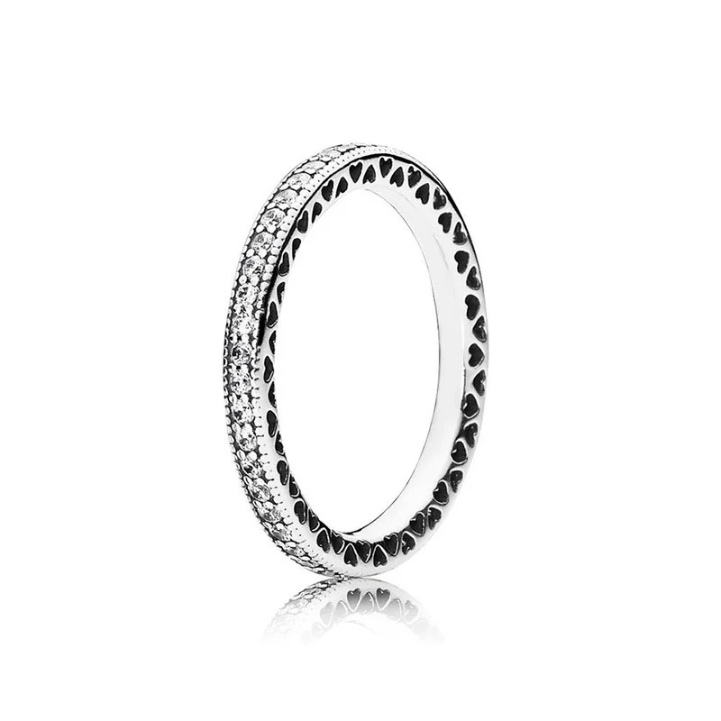 

YPD18 925 Silver Fashion Wedding Ring Jewelry Zircon Ring