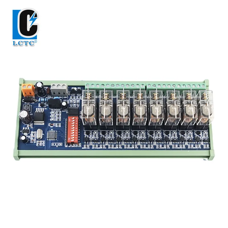 

Реле связи RS485 4/8/12/16/24/32 канальный модуль Modbus протокол с выходным модулем переключателя адресов удаленный PLC