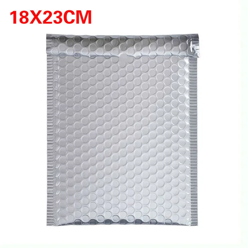 

18*23cm Bubble Buffer Self Adhesive Seal Bags PE Waterproof Plastic Cellophane Bags Gifts Bag Candy Pouch Jewelry Packaging 50pc