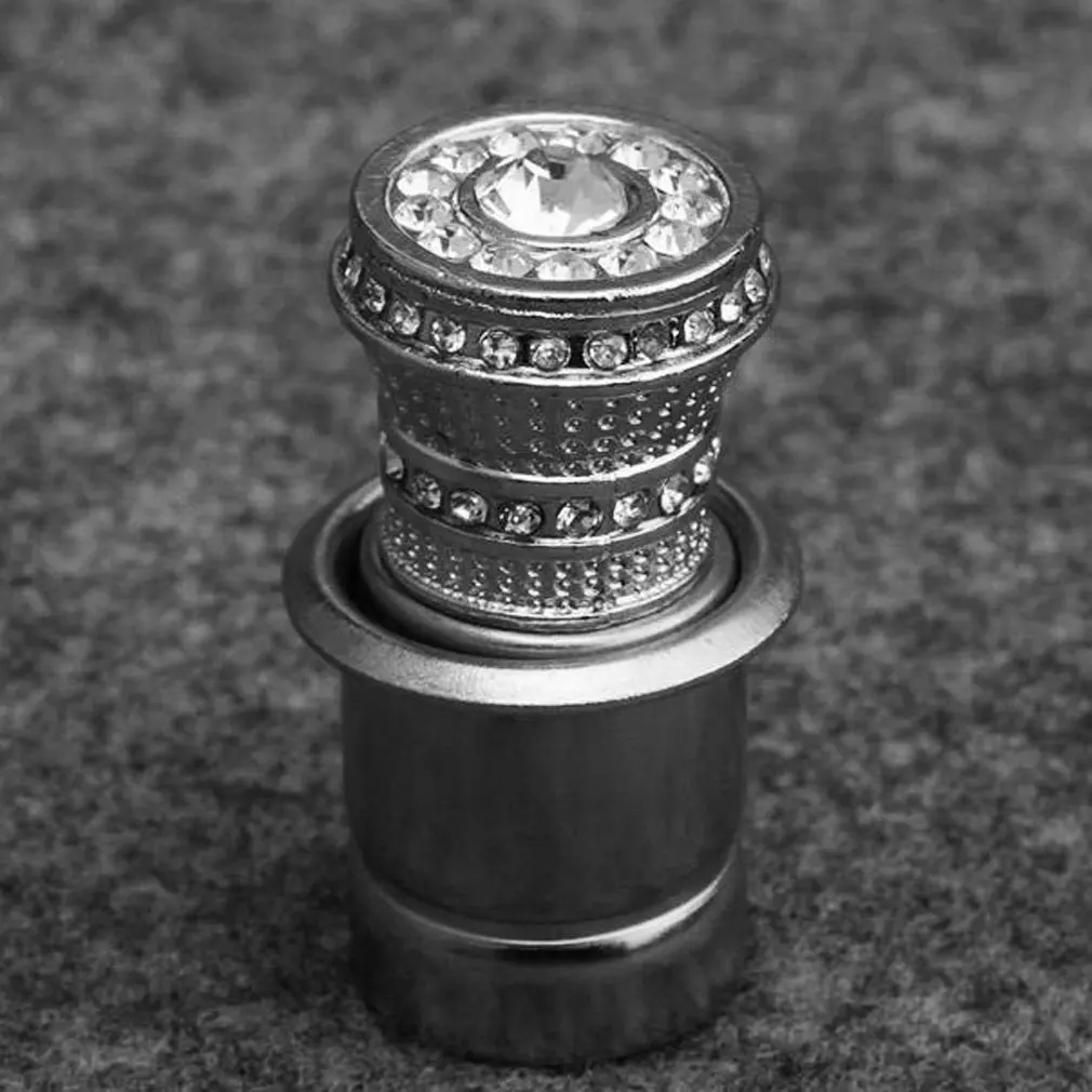 Универсальный персональный автомобильный прикуриватель металлический Алмазный