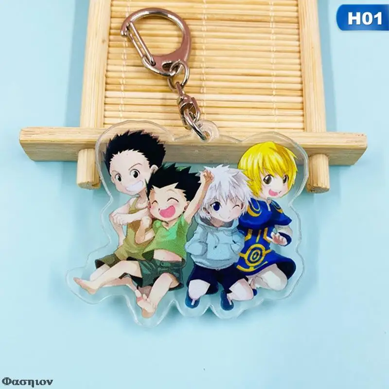 Аниме Killua Zoldyck Kurapika Key цепочки брелок косплей акриловый подвесной Новинка |