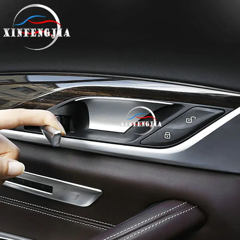 Для BMW 5 серии 6GT G32 G30 17-19 стальные внутренние дверные ручки Крышка чаши отделка |