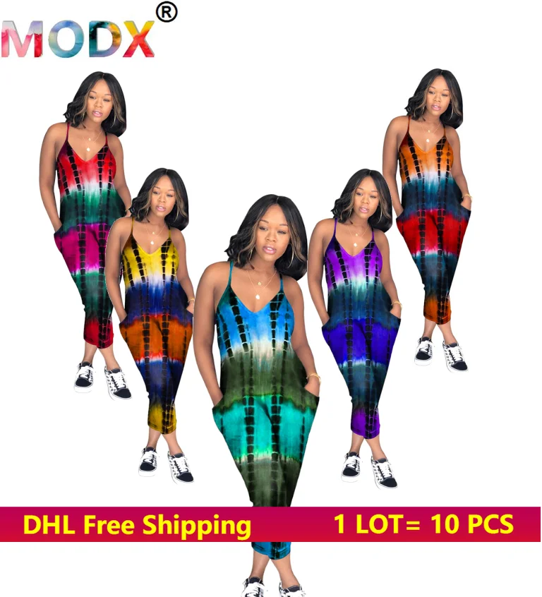 

Женские комбинезоны на завязках, летняя одежда, слитные брюки без рукавов на бретелях-спагетти, сексуальная женская одежда для ночного клуб...