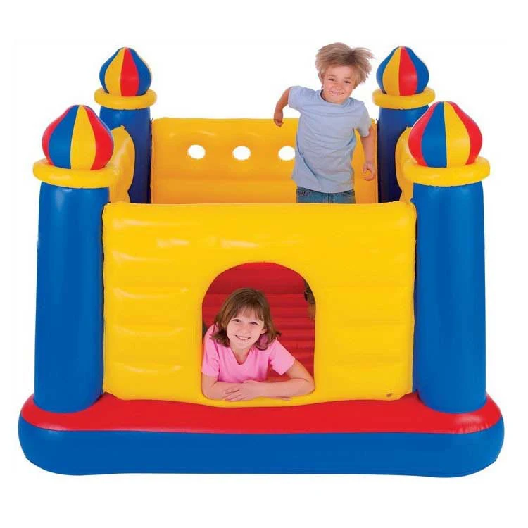 

INTEX 48259 Indoor Playground Home Folding Trampoline Small Jumping Bed Game House Children's Inflatable Toys Naughty Castle