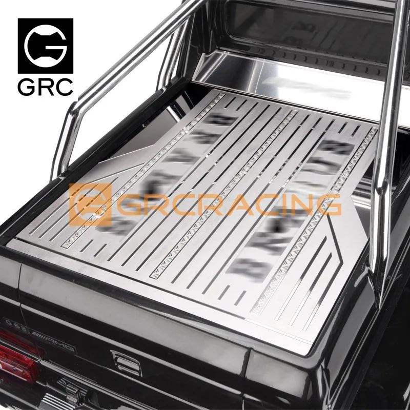 Pаспродажа Задняя крышка багажного отсека из нержавеющей стали, отделочная панель, применим для 1/10 радиоуправляемой модели автомобиля, модель G63, аксе... Скидка Задняя крышка багажного отсека из нержавеющей стали, отделочная панель, применим для 1/10 радиоуправляемой модели автомобиля, модель G63, аксе...