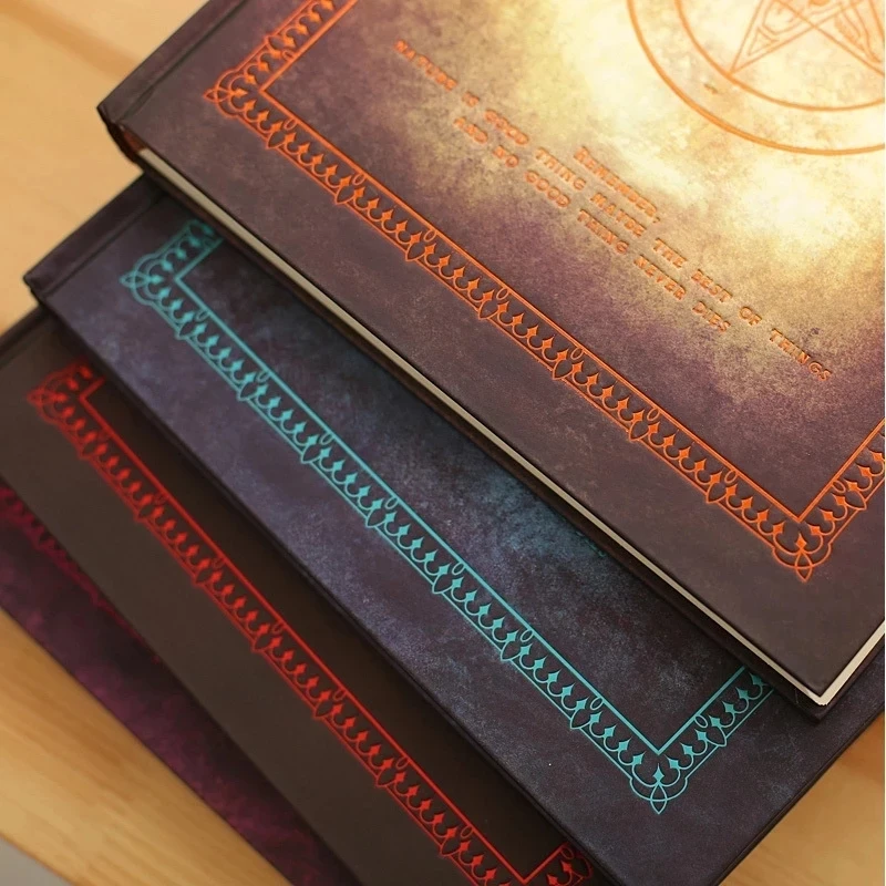 

Fantastic A4 Drawing Book Vintage Blank Notebook Thickening Notepad Sketch Book Doodle Book Magic Book High Quality