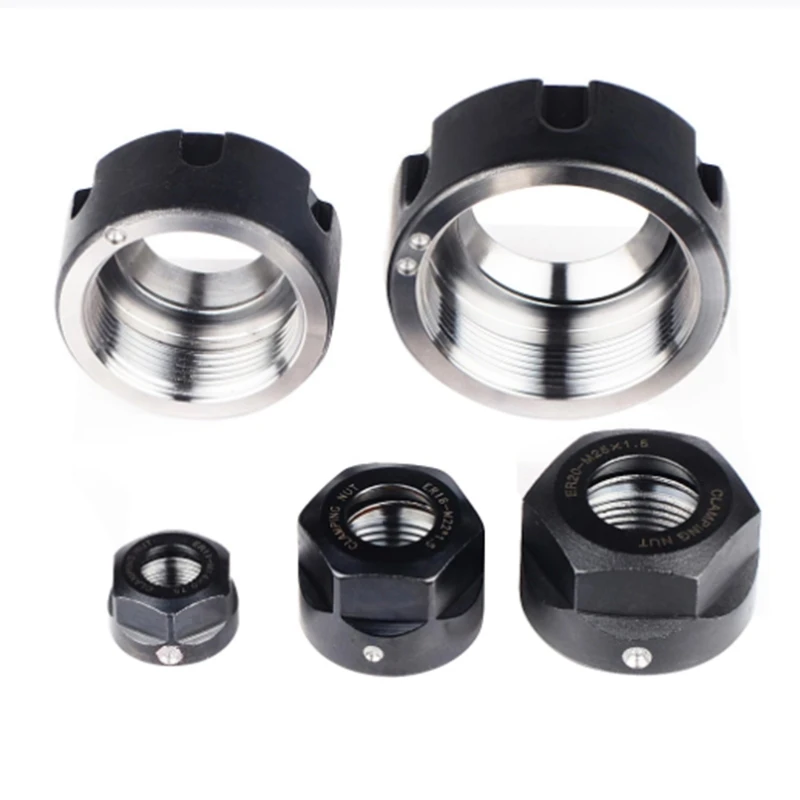 

Replacement Part for ER11 ER16 ER20 ER25 ER32 A UM Type Engraving Nut Clamping ER Collets Collet Nuts Carbon Steel CNC