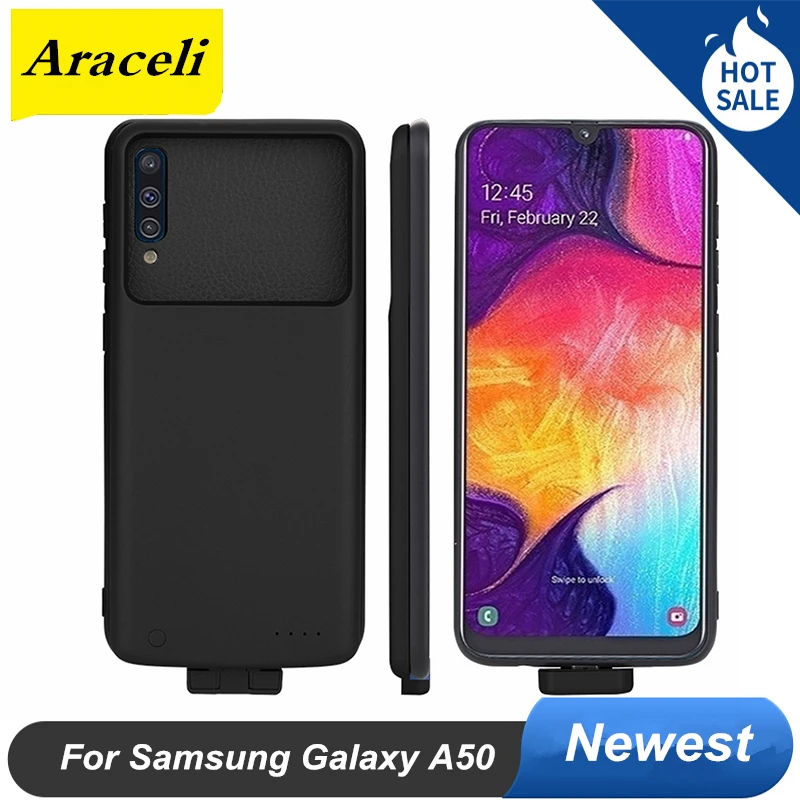Чехол для аккумулятора Araceli Samsung Galaxy A50 запасной аккумулятор 5000 мАч чехол