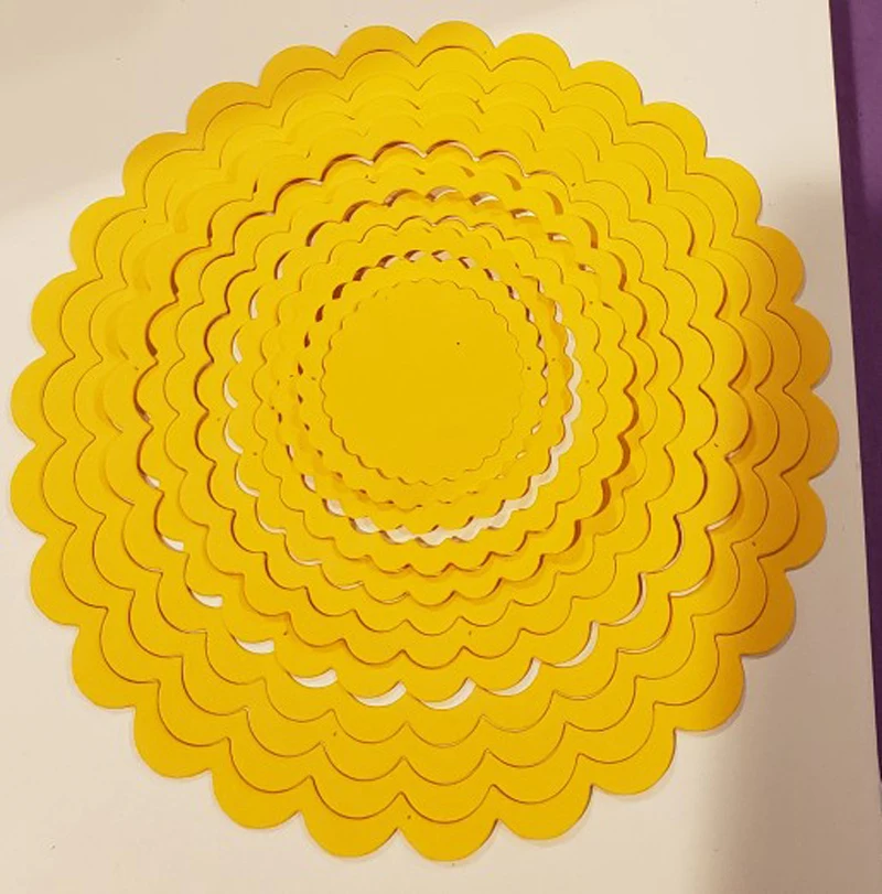 10 шт. гребешок Рамка металлический Трафаретный вырубной штамп Скрапбукинг