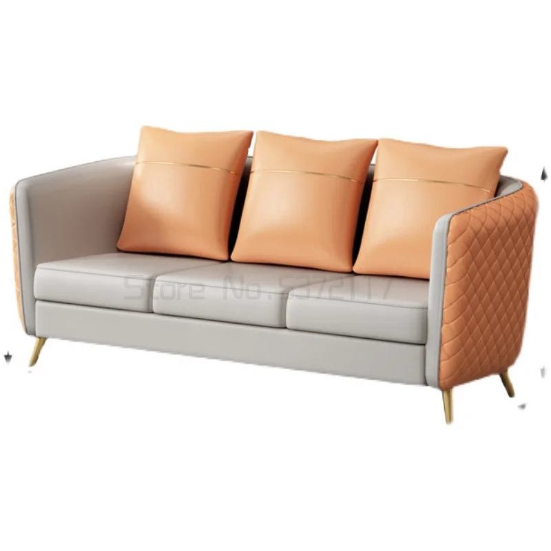 

Nordic simple back chair single sofa chair reception negotiation chair business living room reception sofa
