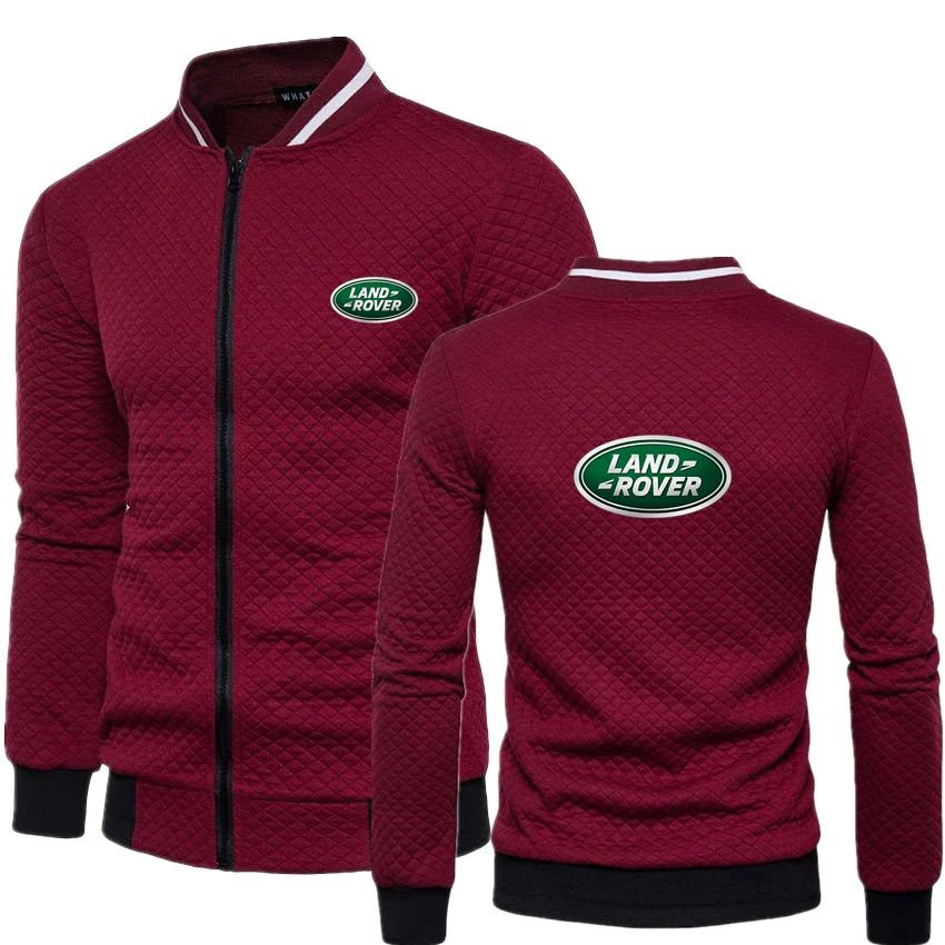 

2021 Land Rover Motor New Men's Fashion Zipper Jacket Spring and Autumn High Quality Pure Color Long Sleeve Jacket +16