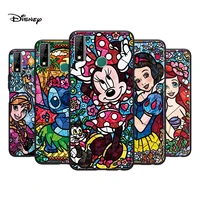 soft cover disney mosaic stitch princess for huawei y9s y6s y8s y9a y7a y8p y7p y5p y6p y7 y6 y5 pro prime 2020 2019 phone case